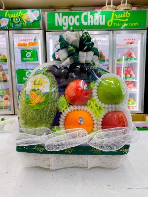 Giỏ hoa quả thăm người ốm