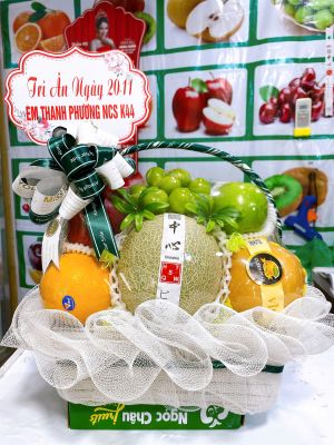 Giỏ hoa quả biếu