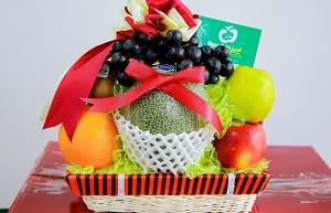 giỏ hoa quả sinh nhật
