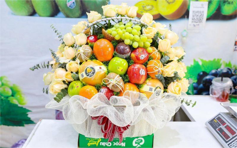 giỏ hoa quả tặng khai trương