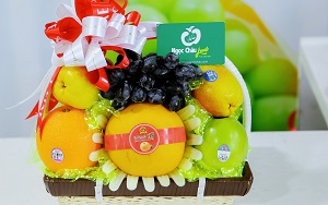 giỏ hoa quả biếu tặng tết
