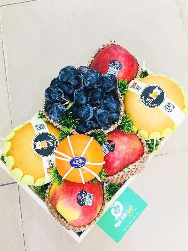 Mẫu giỏ hoa quả đẹp