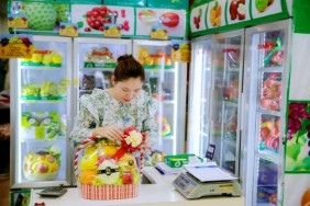 giỏ hoa quả nhập khẩu