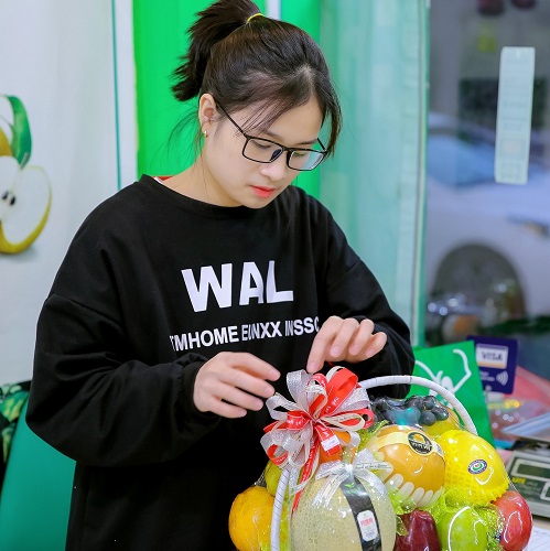 Cách làm giỏ hoa quả