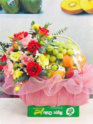 Cách làm giỏ hoa quả 20/11