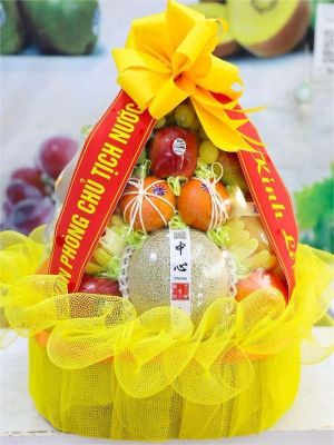 giỏ hoa quả thắp hương ngày giỗ