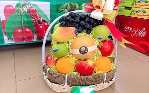 giỏ hoa quả biếu tặng tết