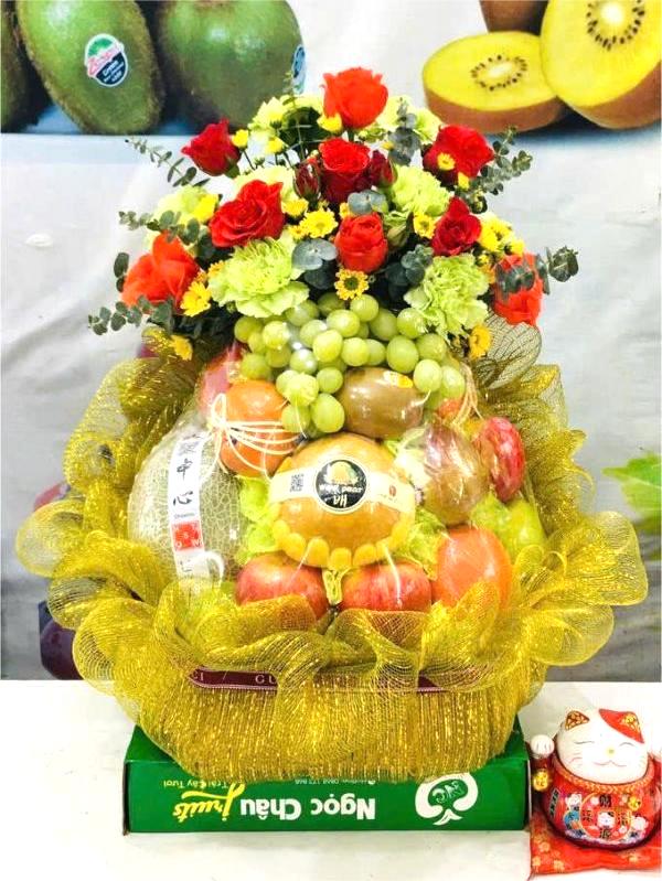 Giỏ hoa quả biếu