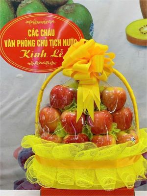 Giỏ hoa quả thắp hương