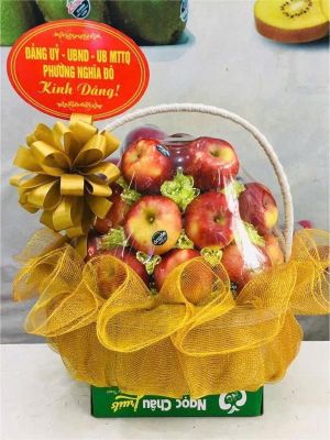 Giỏ hoa quả thắp hương