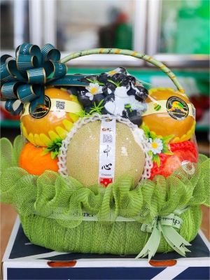 giỏ hoa quả sạch