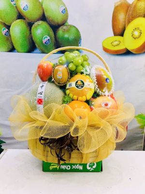 Cách làm giỏ hoa quả 20/11