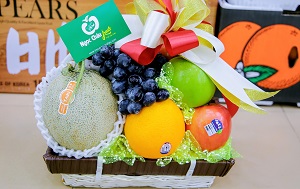 Giỏ hoa quả thắp hương, đi lễ