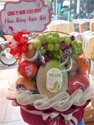 Cách làm giỏ hoa quả