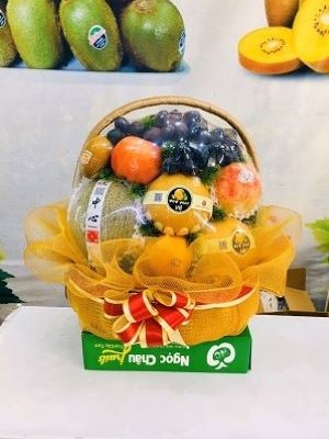 Giỏ hoa quả đi đám giỗ
