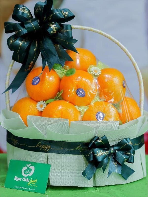 giỏ hoa quả đi lễ chùa