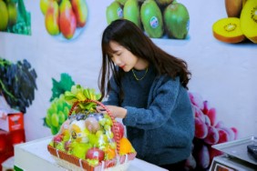 giỏ hoa quả nhập khẩu
