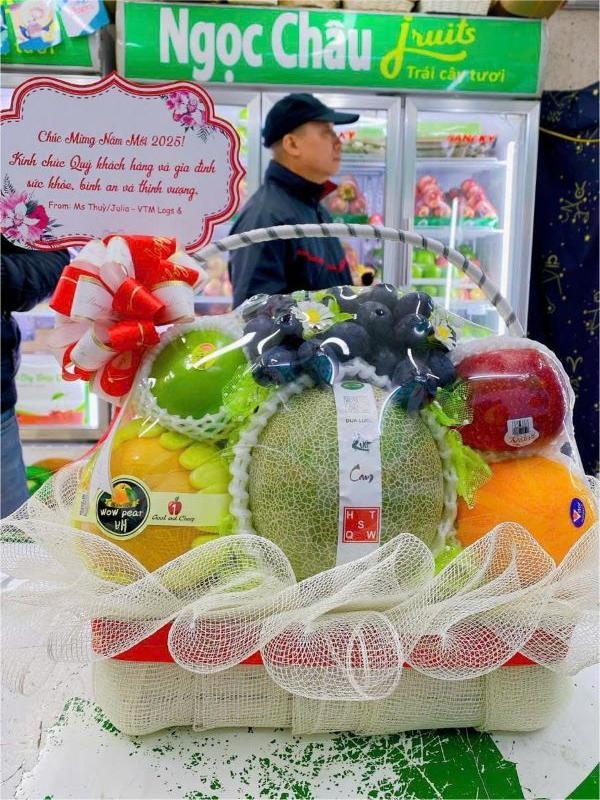 Giỏ hoa quả biếu