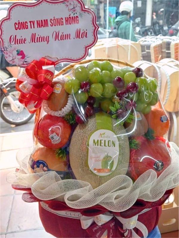 Giỏ hoa quả biếu