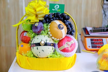 giỏ hoa quả phó chủ tich nước