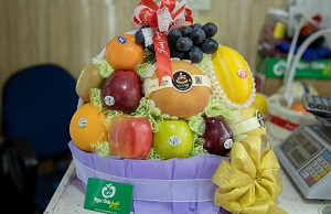 giỏ hoa quả sinh nhật