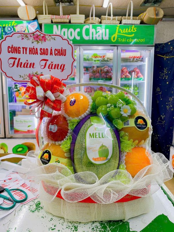 Cách đóng giỏ hoa quả đẹp