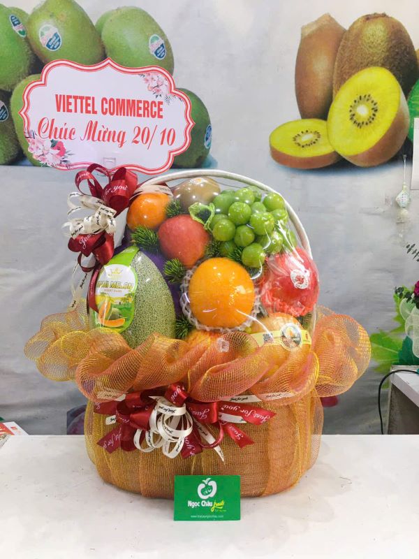 Giỏ hoa quả tặng