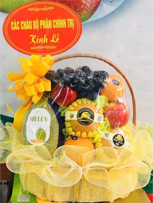 giỏ hoa quả đi lễ chùa