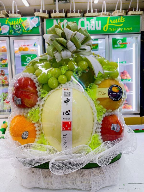 Cách đóng giỏ hoa quả đẹp